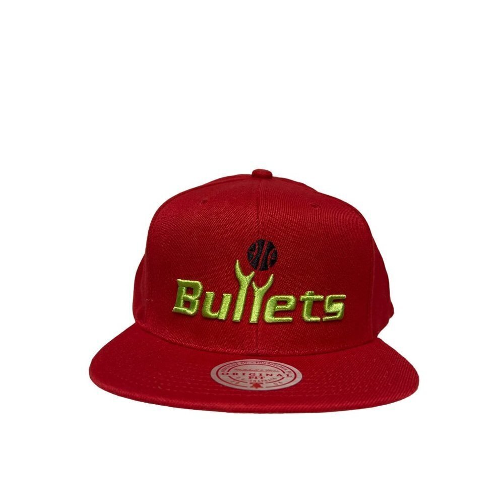 NEW! Mitchell & Ness NBA Grinch Classic Reserve Snapback Hat Washingon Bullets
